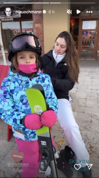 Lorenza y Kai, las hijas de Mauricio Ochmann / Foto: Instagram