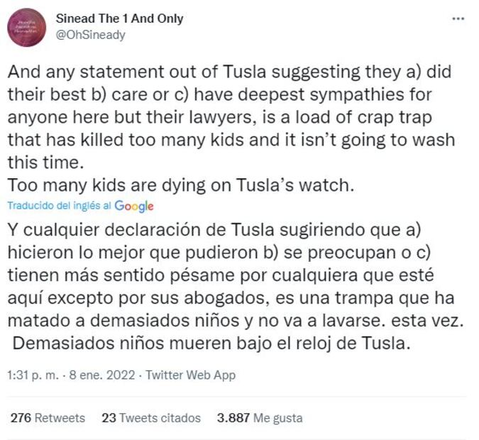 Sinéad O’Connor señala públicamente al culpable de la muerte de su hijo