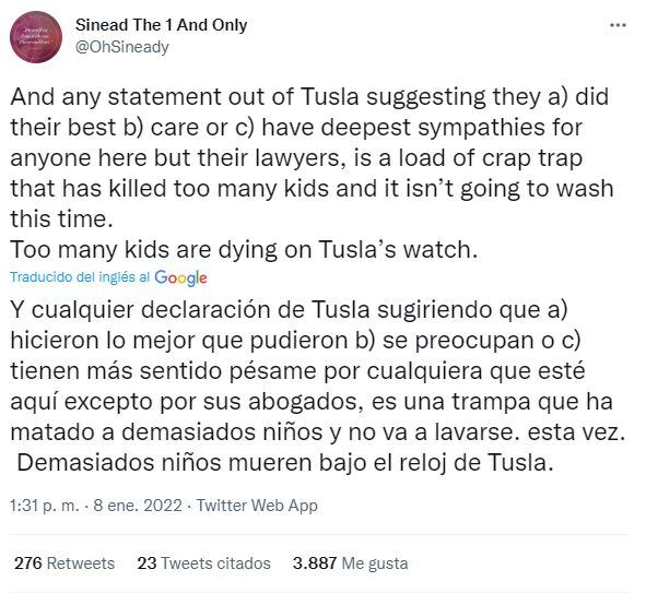 Sinéad O’Connor señala públicamente al culpable de la muerte de su hijo