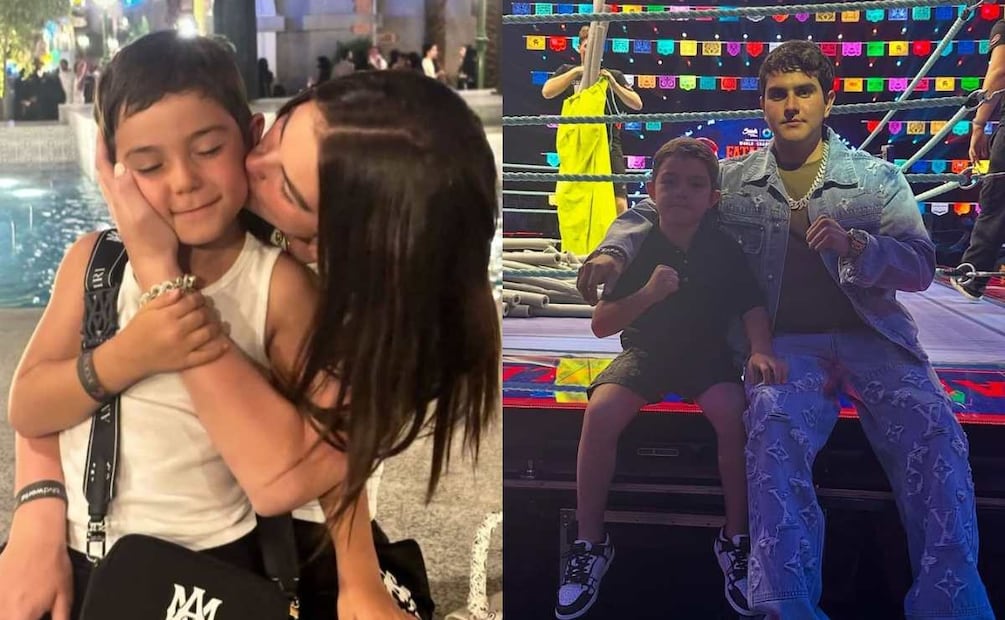 Emily Cinamon y Jaziel Avilez junto al pequeño Saúl Adiel / Fotos: Instagram @emilyc.alvarez, @jazielavilezoficial