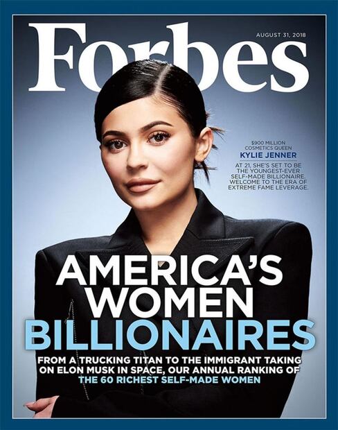 Kylie Jenner, la multimillonaria más joven de la historia