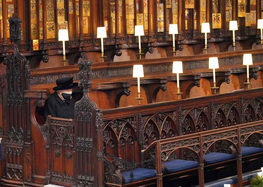 La soledad de Harry en el funeral del príncipe Felipe