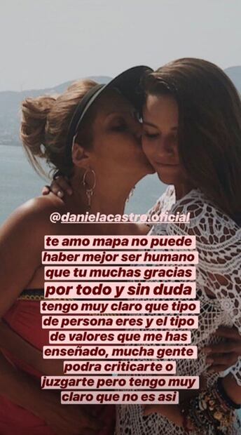 Hija de Daniela Castro demuestra apoyo a su mamá tras escándalo de robo