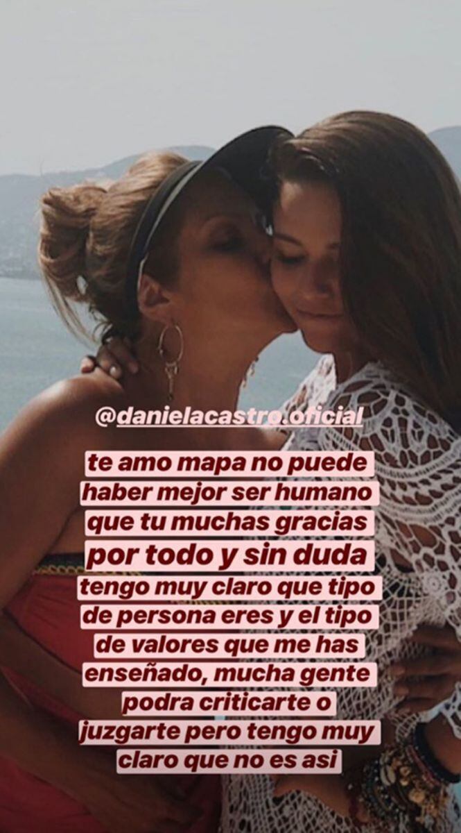 Hija de Daniela Castro demuestra apoyo a su mamá tras escándalo de robo