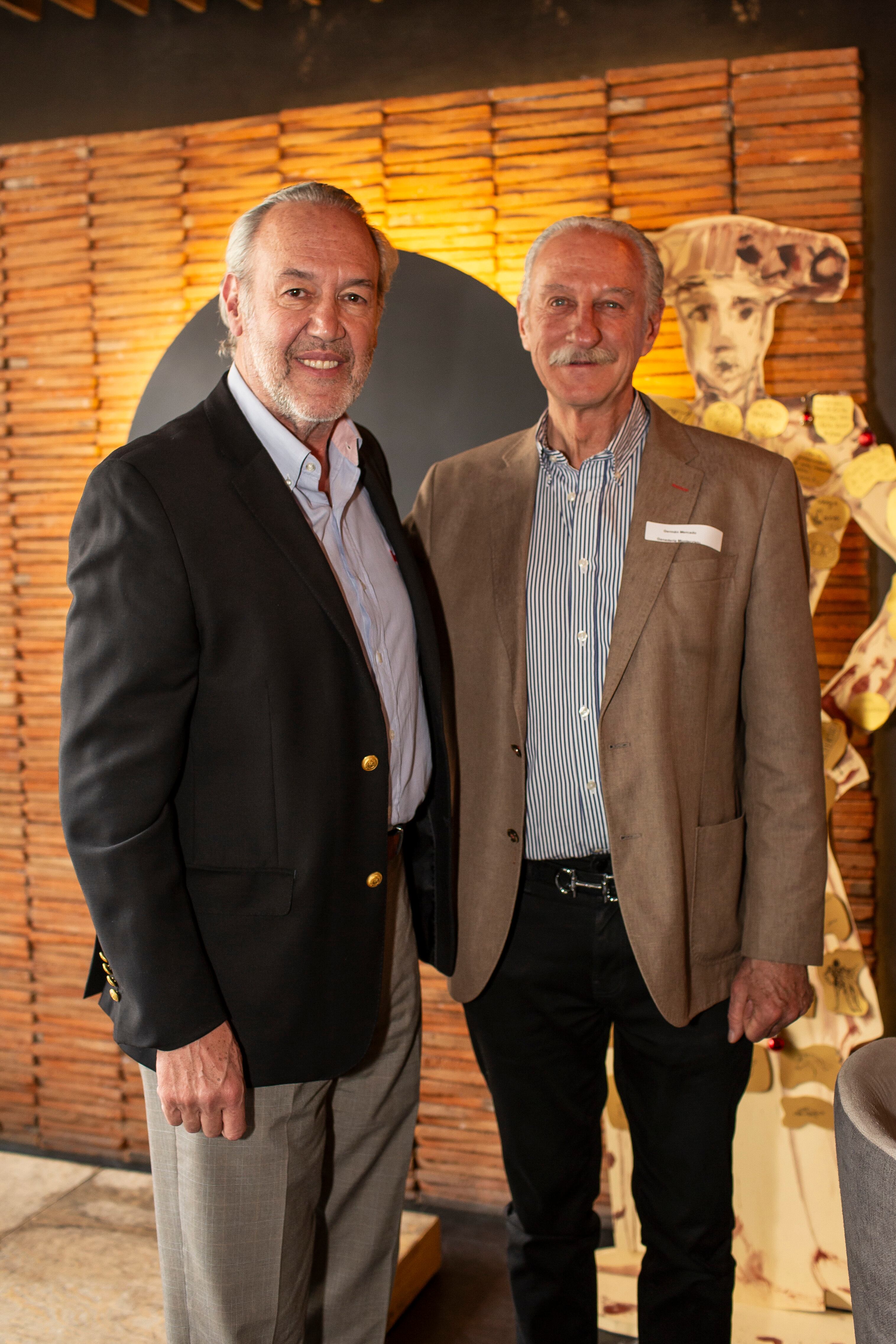Luis Alberto Barrios y Germán Mercado. (Foto: Esteban Torreblanca)