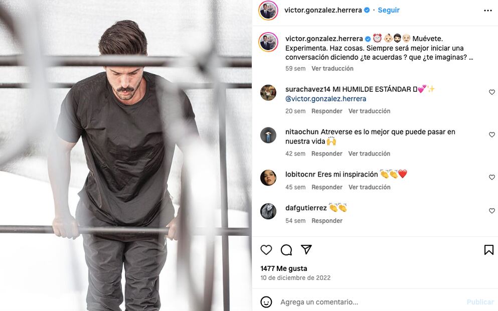 Víctor González Herrera/Instagram