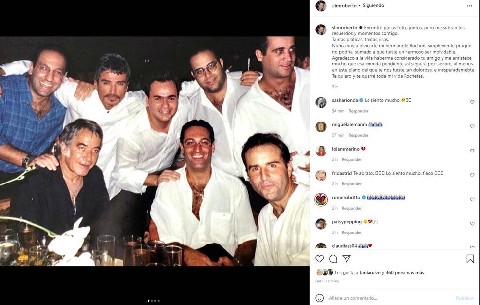 Bobby Slim recuerda con nostálgicas fotos al actor Enrique Rocha