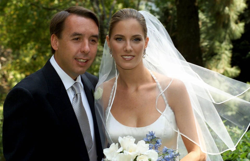 Emilio Azcárraga y Sharon Fastlicht el día de su boda / Foto: Archivo El Universal