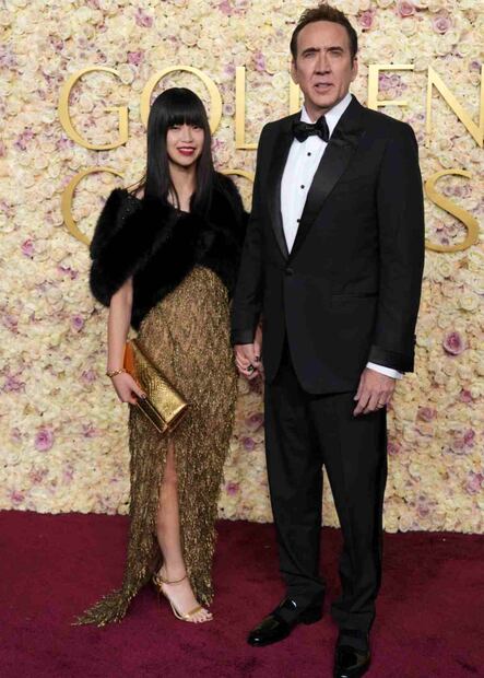 Nicolas Cage y Riko Shiba / Foto: AP