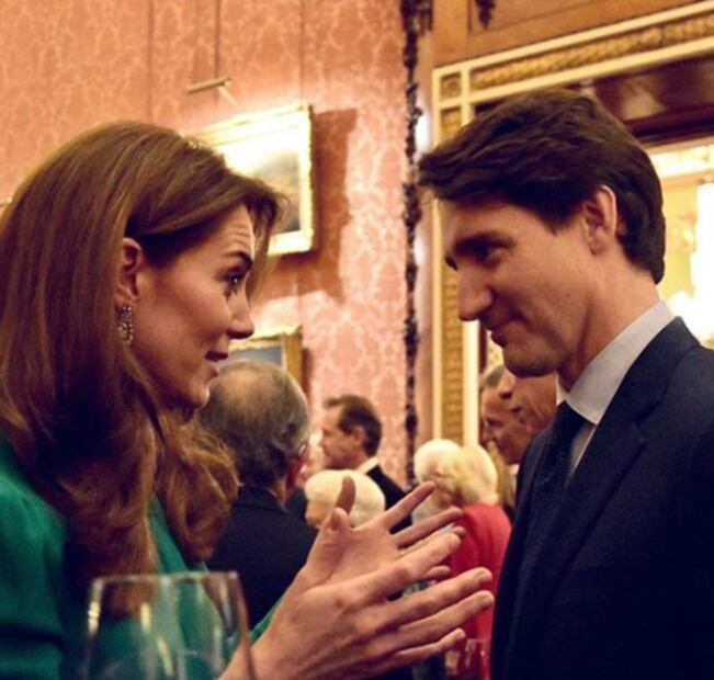 Kate Middleton y Melania Trump magníficas y juntas en el Palacio de Buckingham 