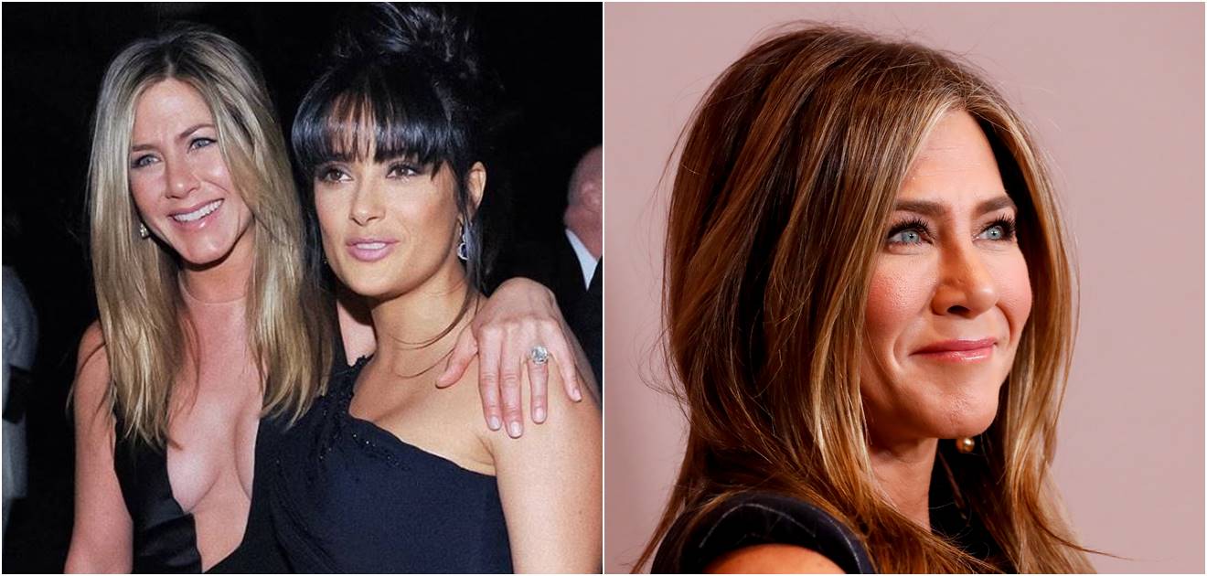 Salma Hayek da la bienvenida a Jennifer Aniston en Instagram