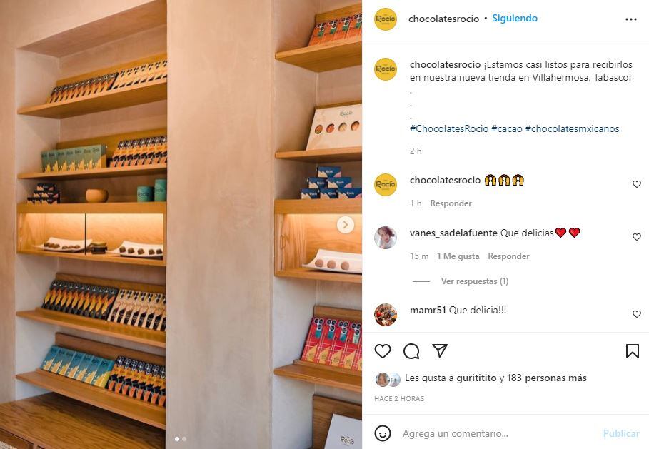 “Chocolates Rocío” de los hijos de AMLO, abre su segunda tienda física