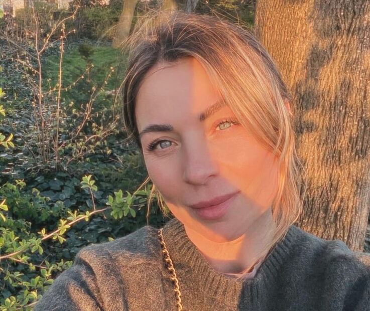 Ludwika Paleta durante su viaje a Londres / Instagram