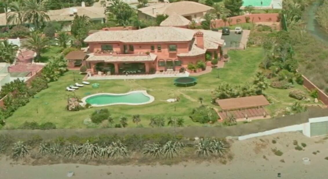 Así se veía la casa de Antonio Banderas / Foto: Captura de pantalla - YouTube