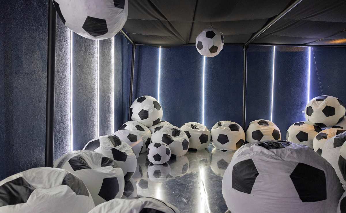 Así es ‘La cancha de los niños’ en el Papalote Museo del Niño / Foto: Héctor Arjona