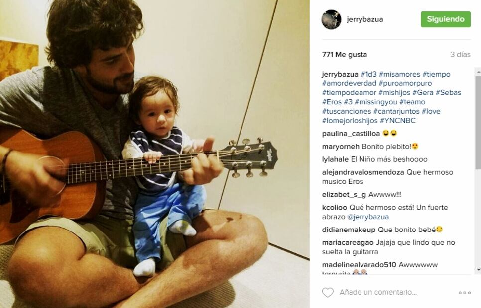 Las últimas fotos del hijo de Paulina Rubio y Gerardo Bazúa