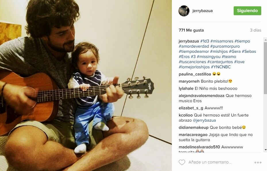 Las últimas fotos del hijo de Paulina Rubio y Gerardo Bazúa