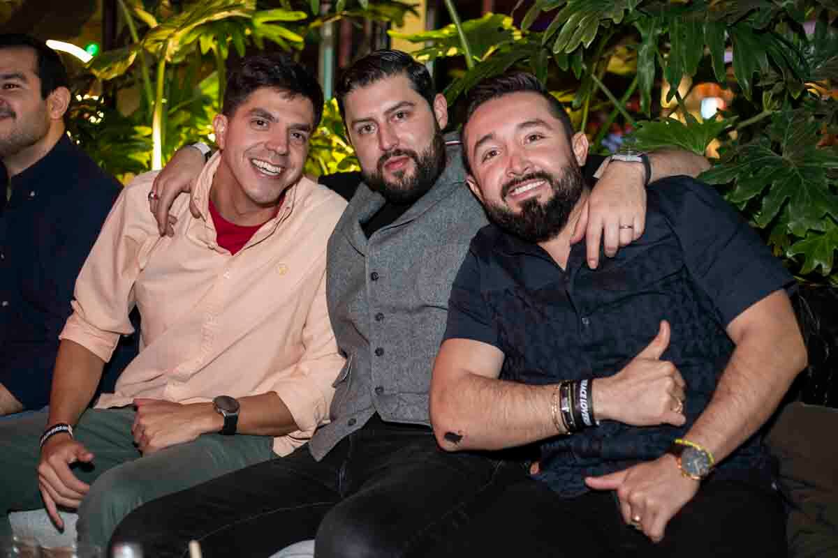 Víctor Ortega, Diego Lacanti y Javier Padilla. (Foto: Esteban Torreblanca)