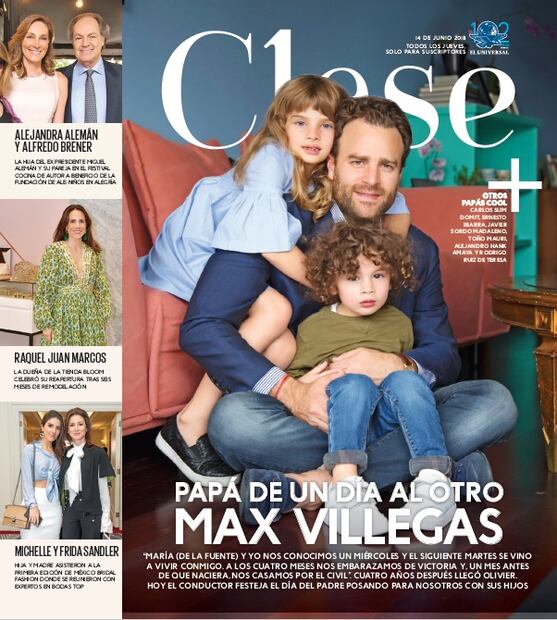 Max Villegas, el gran papá de Victoria y Olivier 