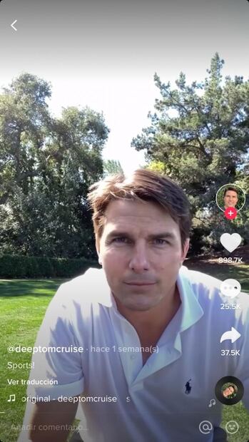 Una cuenta de Tom Cruise confunde a los usuarios de TikTok