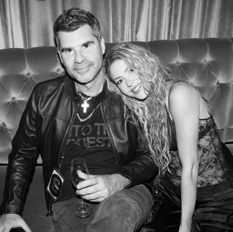 Antonio de la Rúa y Shakira en Madrid. (Foto: Instagram)