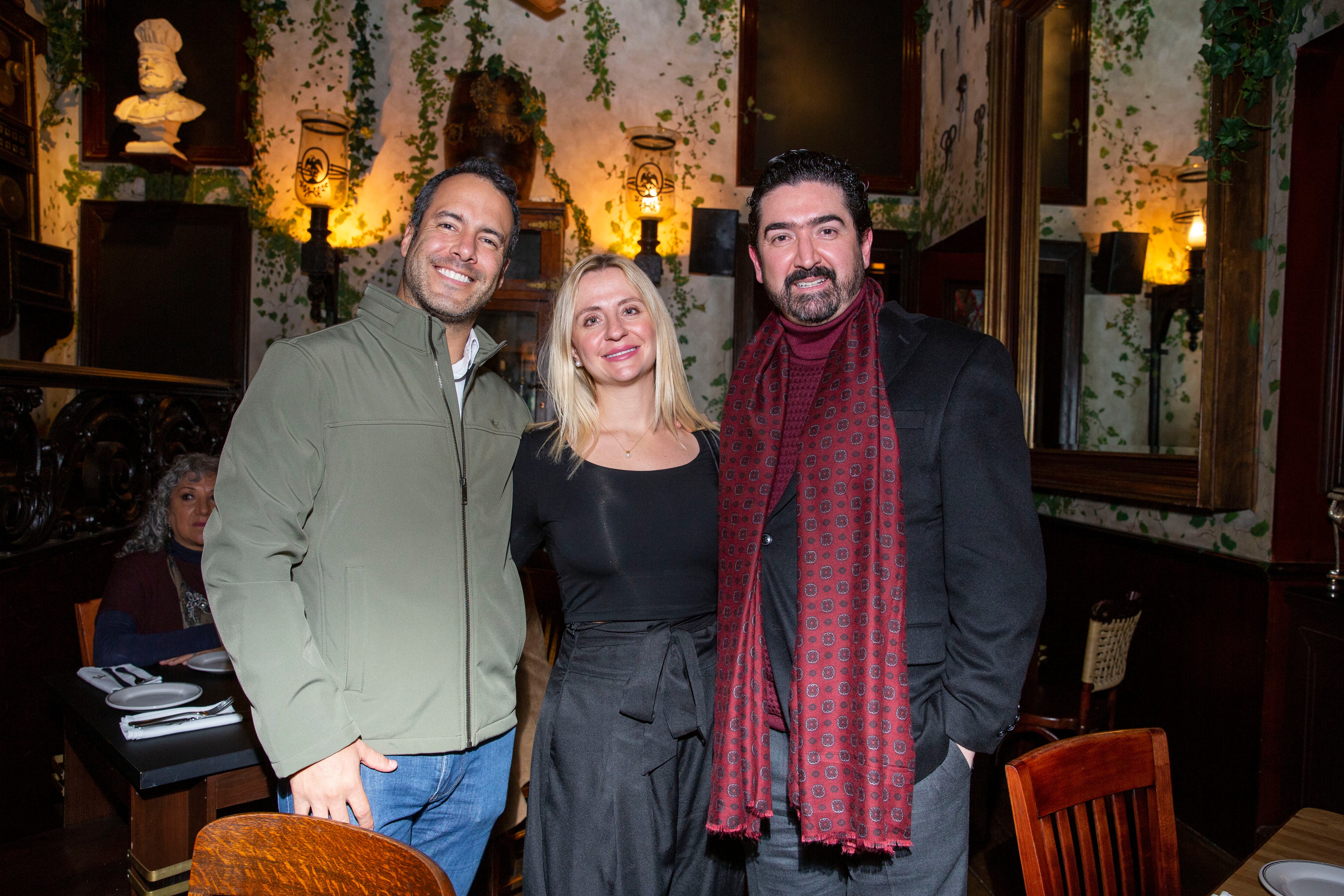 Sergio Arriola, Sandra Muriel y Rafael Tovar López-Portillo. (Foto: Edgar Silva Fuentes S.)