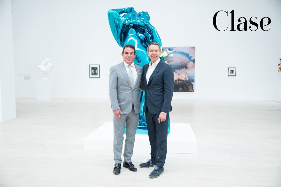 En privado con Jeff Koons y Eugenio López 