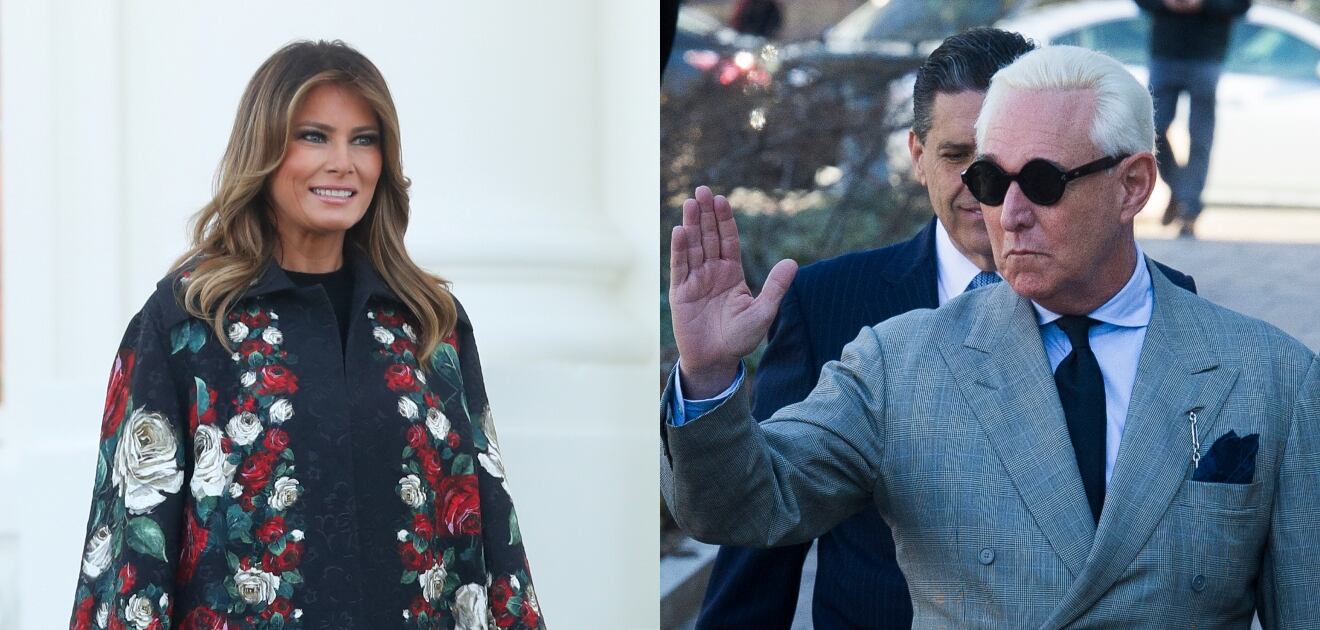 Revelan que Melania Trump sospecha que Roger Stone filtró sus fotografías privadas a la prensa 