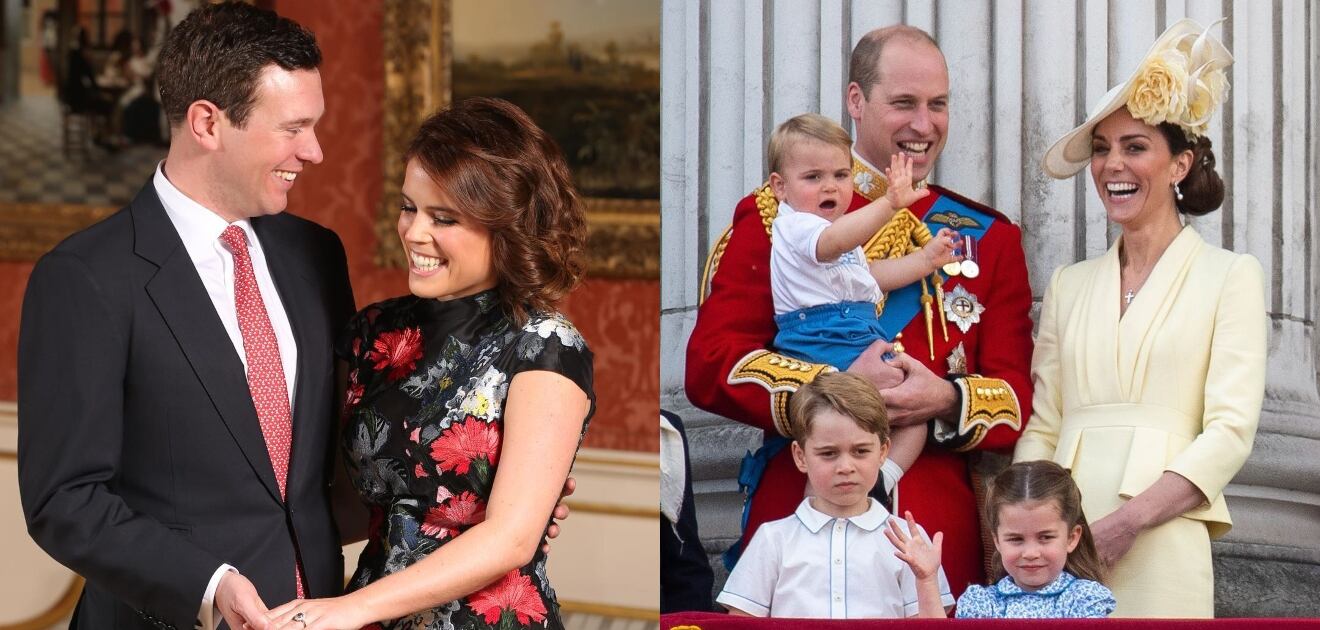 La princesa Eugenia de York y su esposo Jack Brooksbank, vecinos de Kate Middleton y el príncipe William 
