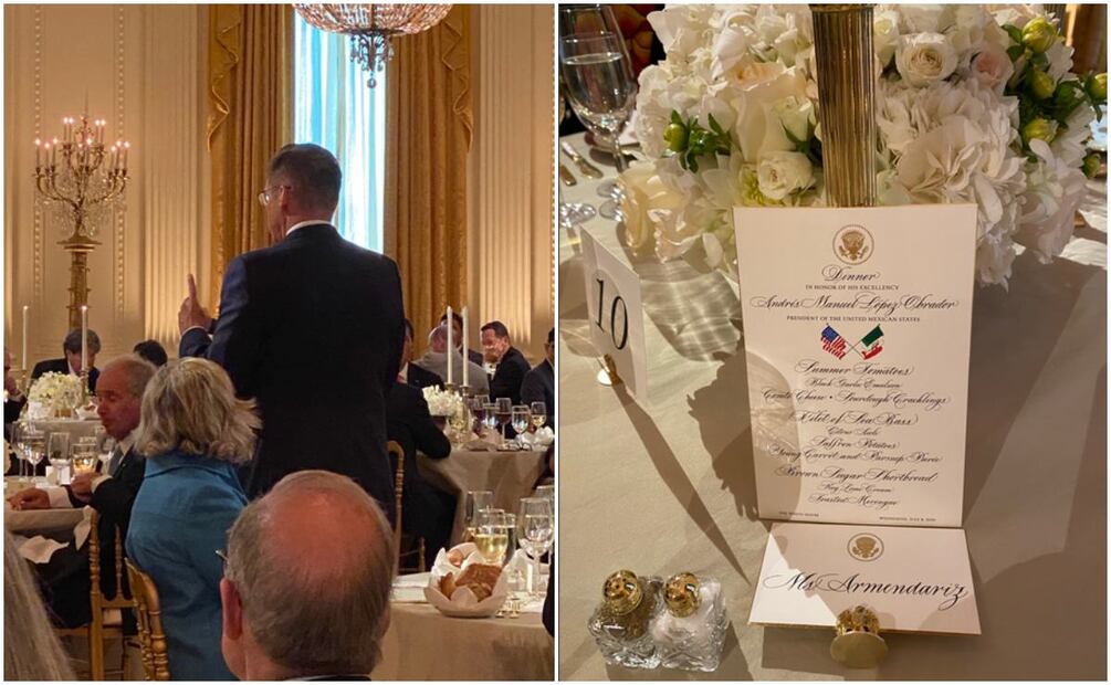 Paty Armendáriz comparte fotos de cena con Donald Trump y AMLO