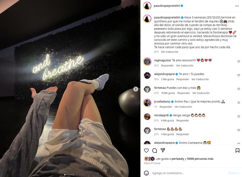 Paulina Peña/Instagram.