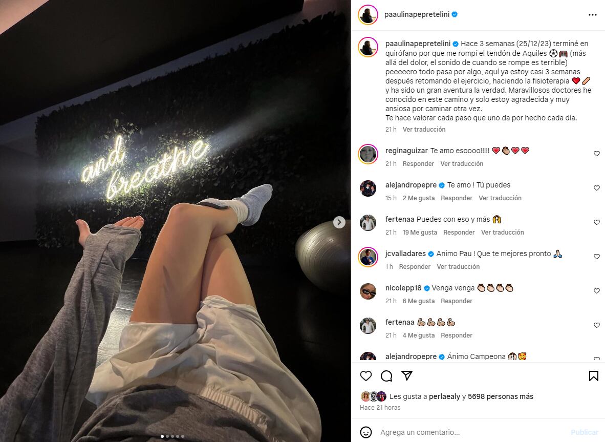 Paulina Peña/Instagram.