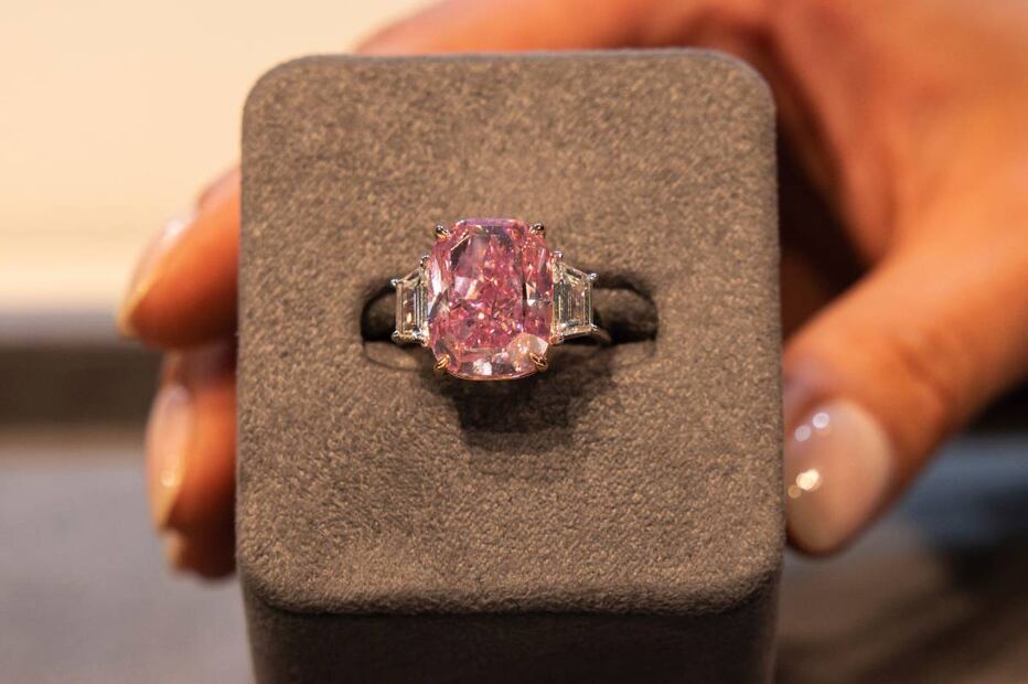 El diamante 'Eternal Pink', raro y exclusivo, podría establecer un récord de ventas por más de 35 millones de dólares