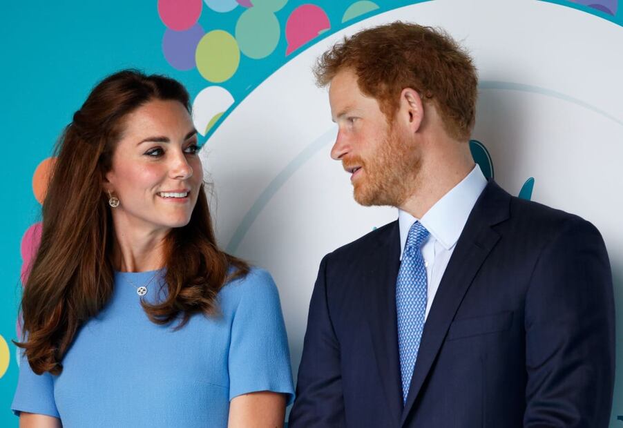 Kate Middleton y el príncipe Harry / Foto: Getty Images