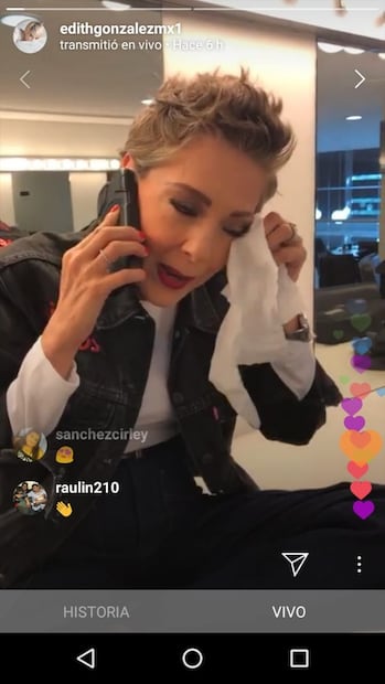 Edith González responde a los rumores sobre su salud 