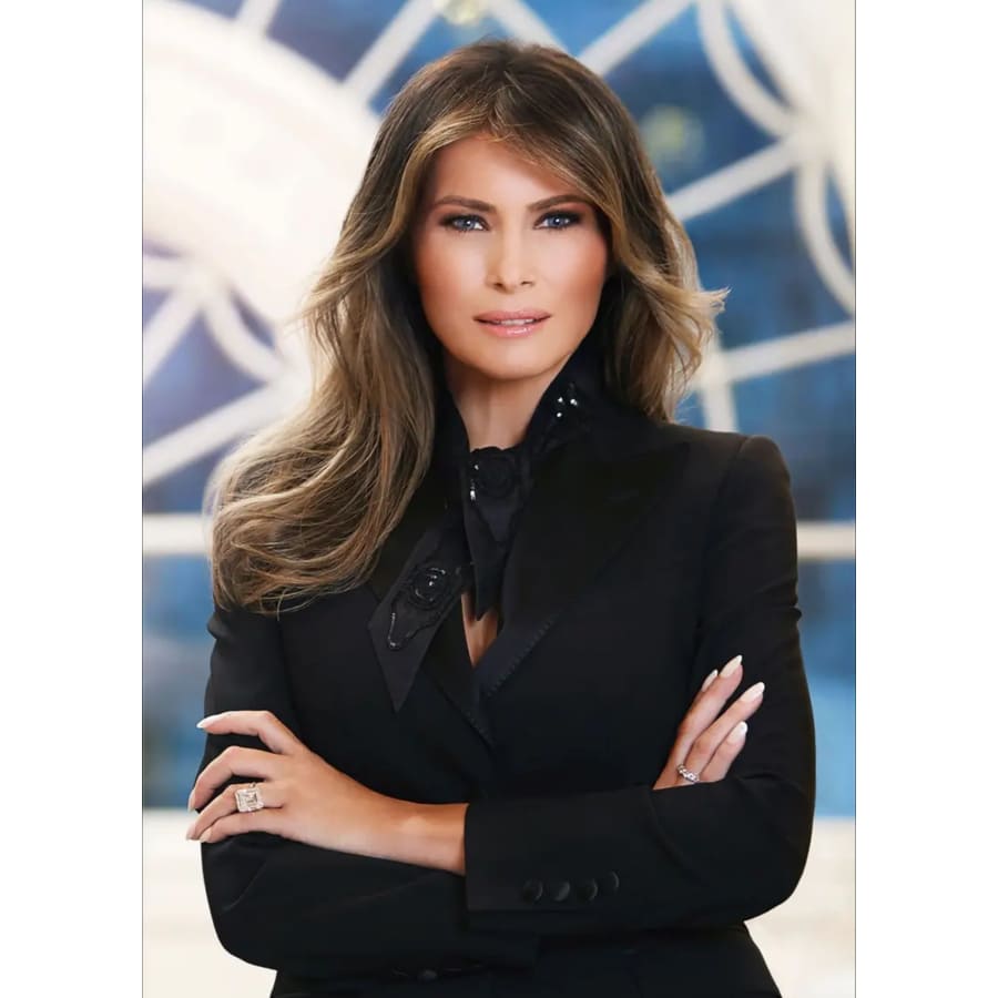 El retrato oficial de Melania Trump en 2017 / Foto: Casa Blanca