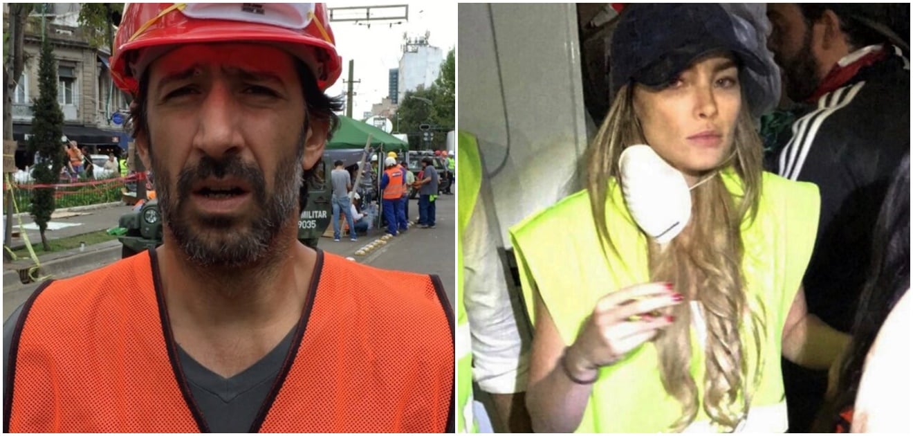<p>Los famosos salieron a las calles a ayudar. <strong>(Fotos: Instagram, Archivo El Universal)</strong></p>
