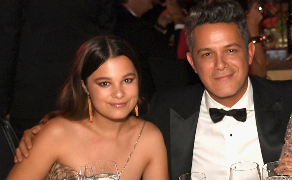 Alejandro Sanz junto a su hija/ Foto: Getty Images