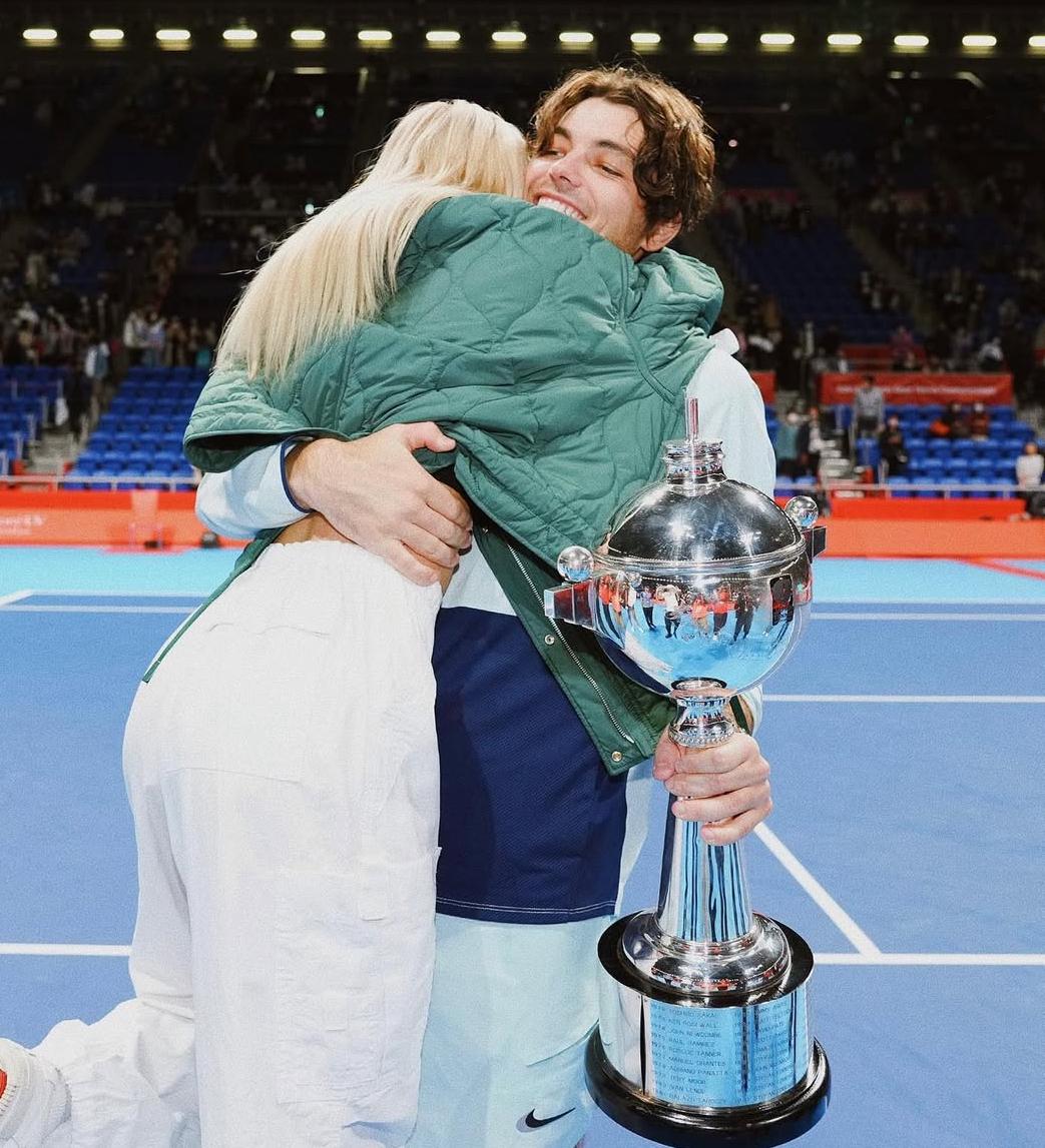 Morgan Riddle y Taylor Fritz / Foto: Instagram