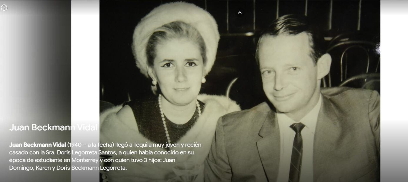 Juan Beckmann Vidal y Doris Legorreta / Screenshot de Google Arts & Culture