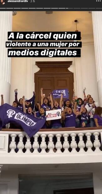Alessandra Rojo de la Vega celebra la aprobación de la Ley Olimpia 