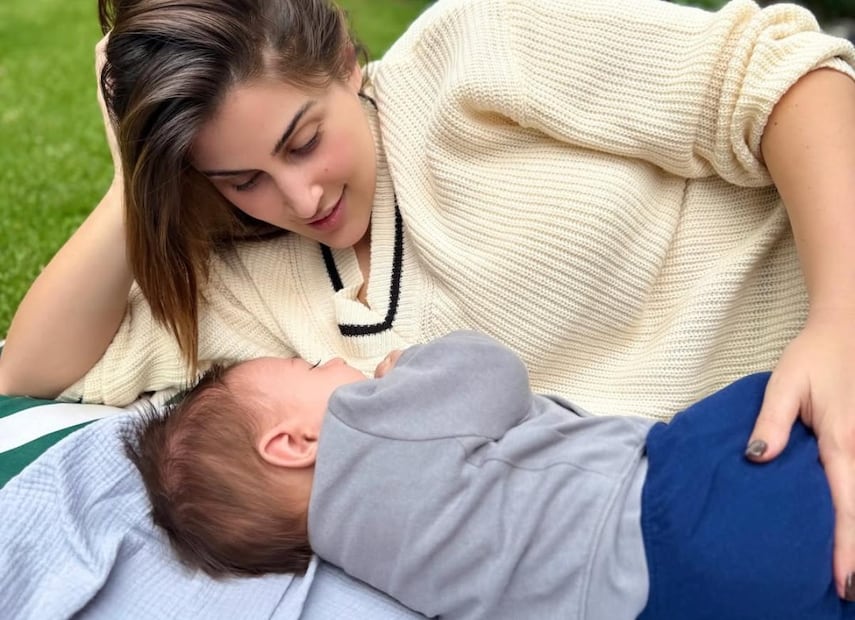 Sofía Rivera Torres y su pequeño hijo Ferrán / Foto: Instagram @sofiariveratorres