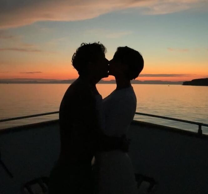 Christian Nodal y Ángela Aguilar en su luna de miel / Foto: Instagram