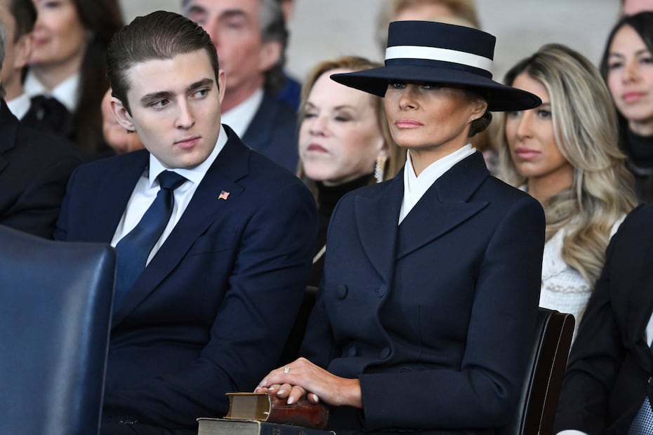 Barron y Melania Trump / Foto: AP