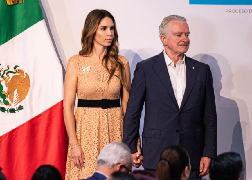 Santiago Creel y su esposa Paulina Velasco / El Universal