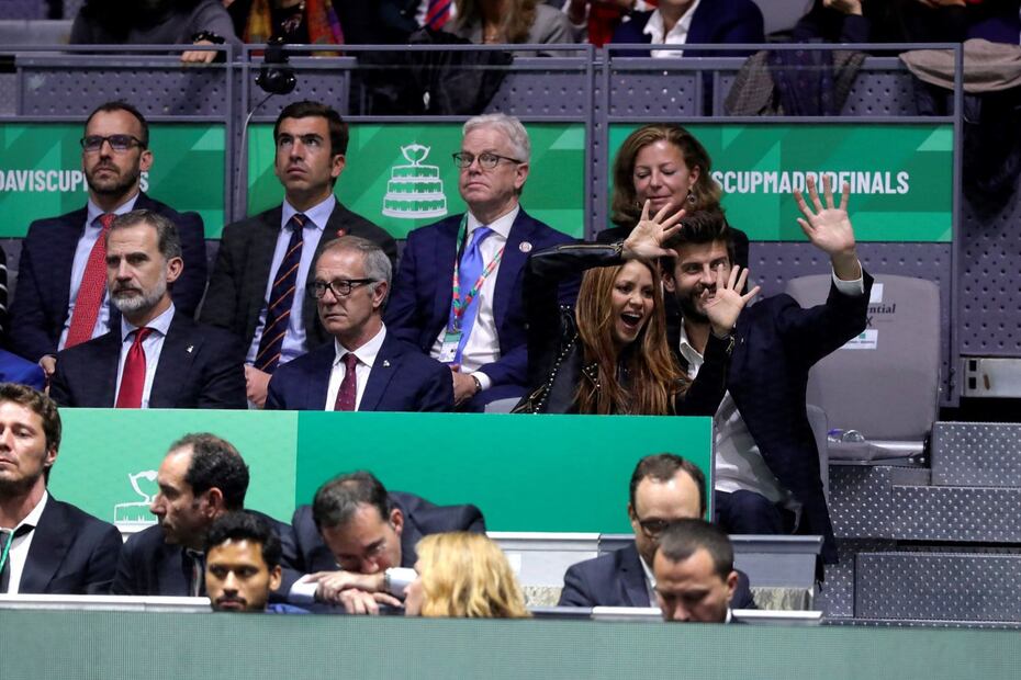 Critican a Shakira por su comportamiento frente al rey Felipe durante la Copa Davis