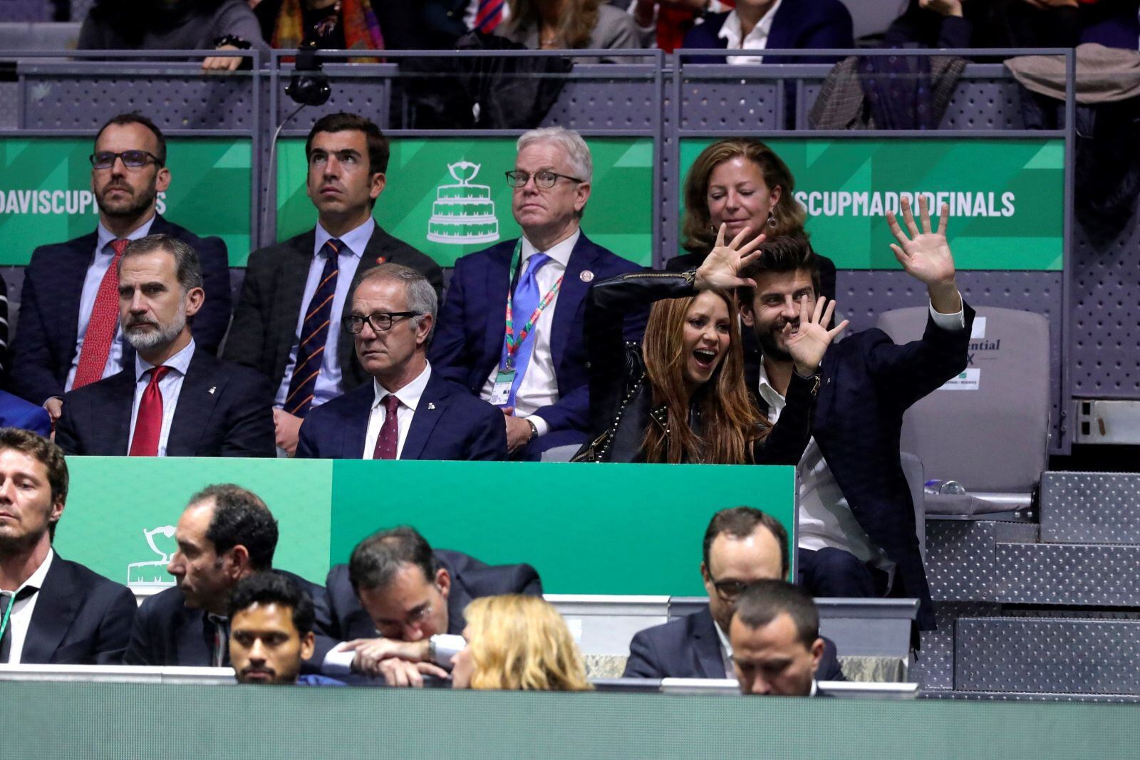 Critican a Shakira por su comportamiento frente al rey Felipe durante la Copa Davis