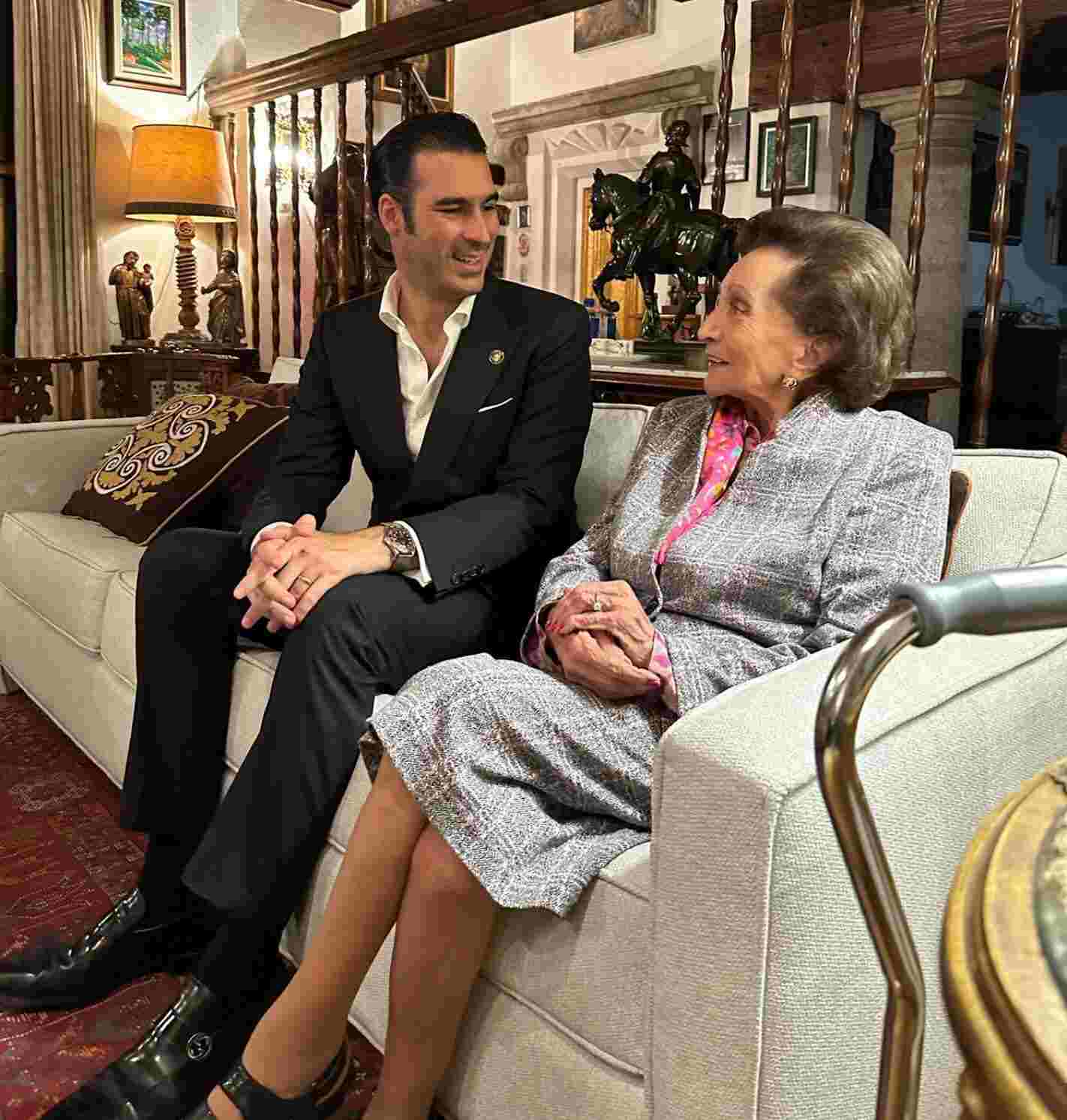 Miguel Torruco junto a Ifigenia Martínez / Foto: Instagram