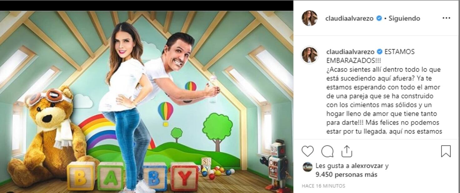 Emocionado, Billy Rovzar confirma embarazo de Claudia Álvarez