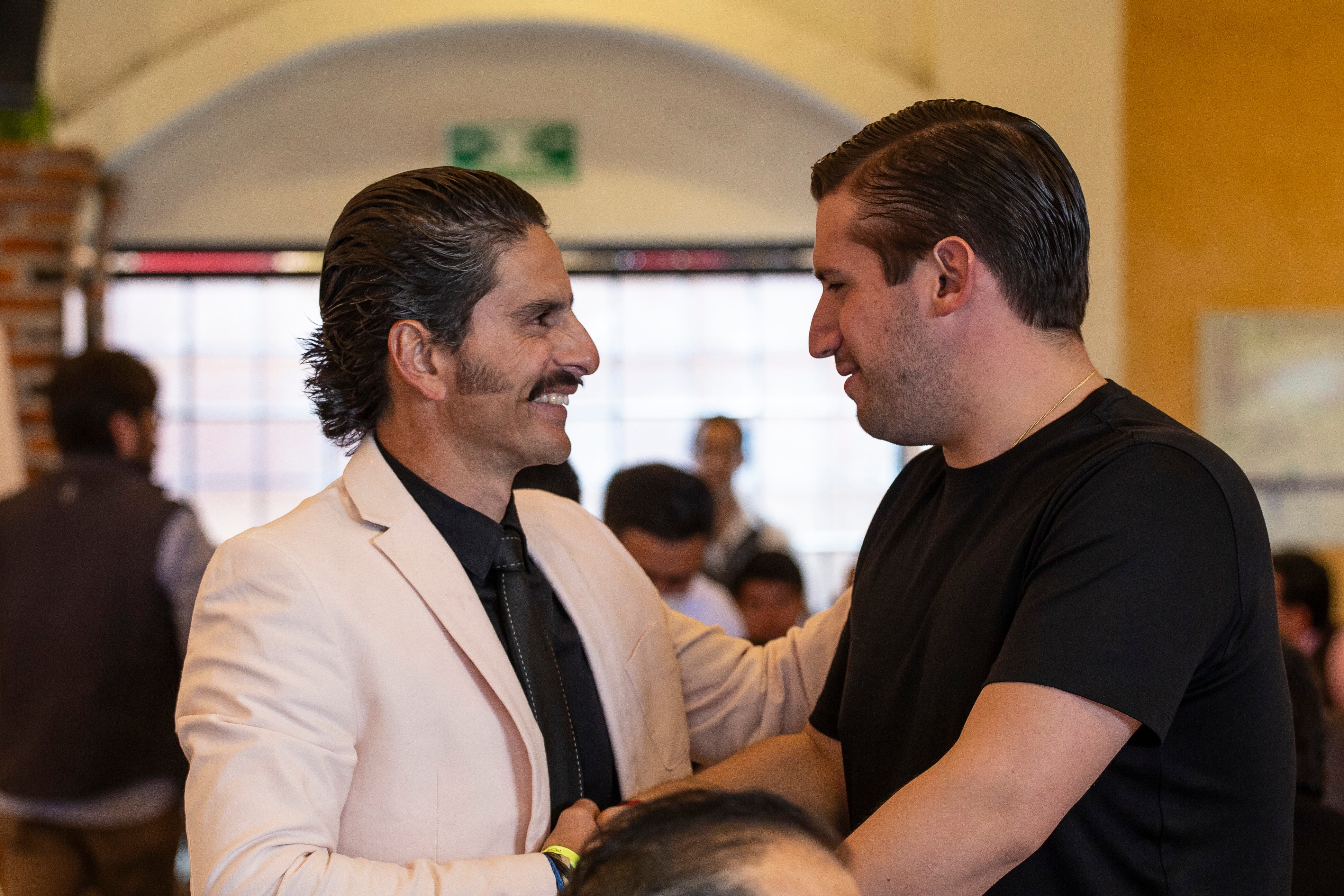 Emiliano Gamero y Pedro Haces. (Foto: Esteban Torreblanca)